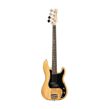 Stagg SBP30 NAT - Standard “P” Electric Bass Guitar (Natural) | Stagg Guitar for Beginners, Students & Stage