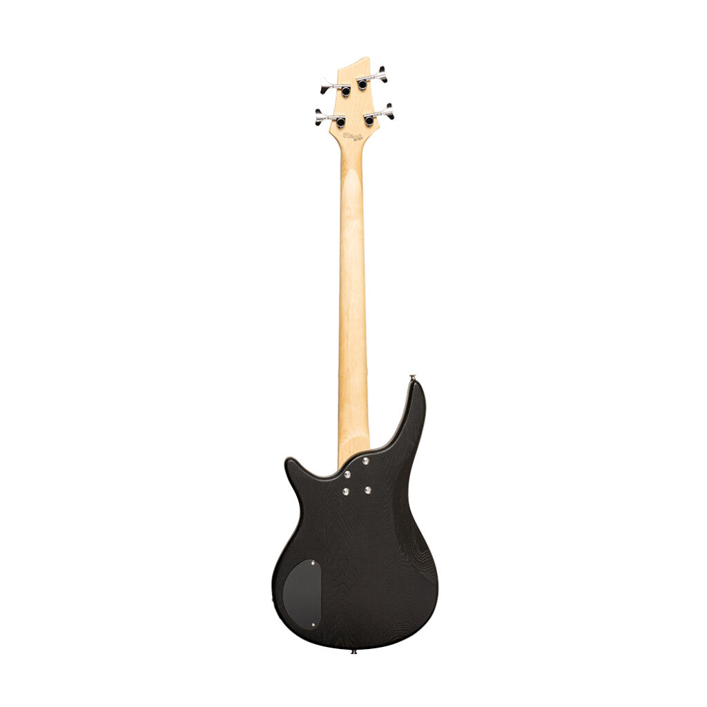 Stagg SBF40 BK - Fusion 40 Electric Bass Guitar Satin (Black) | Stagg Guitar for Beginners, Students & Stage