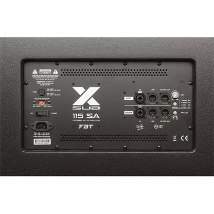 FBT – X-SUB115SA 15″ PROCESSED COMPACT BAND-PASS ACTIVE SUB 1200W RMS