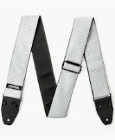 Dunlop Jacquard Cube Hatch Light Grey Guitar Strap