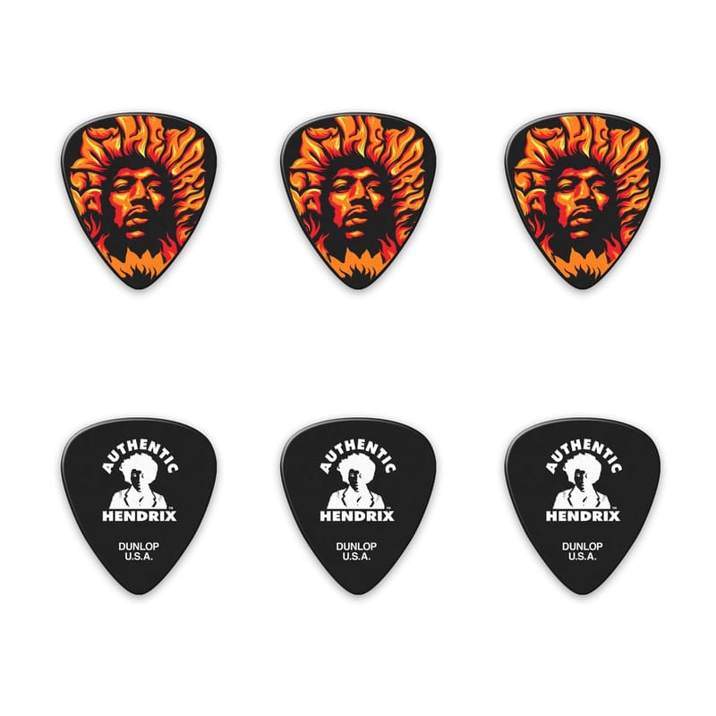 Dunlop Jimi Hendrix Voodoo Fire Pick Tin