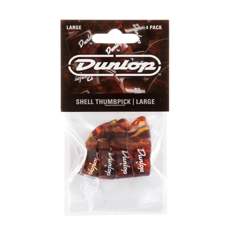 Dunlop Shell Thumbpicks Large 4-Pack