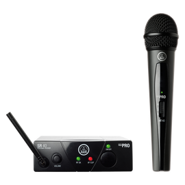 AKG WMS40 Mini - Single Vocal Wireless Handheld Mic System | Professional Studio & Live Microphone