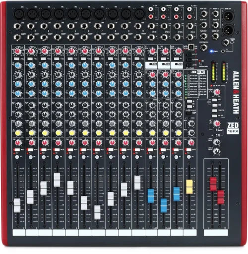 Allen and Heath ZED-16FX 16-channel Mixer with USB