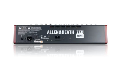 Allen and Heath ZED-16FX 16-channel Mixer with USB