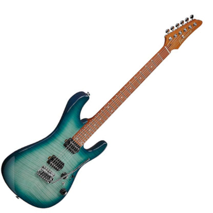 Ibanez Standard AZ24S1F Electric Guitar – Transparent Turquoise Burst