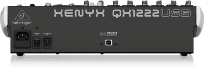 Behringer Xenyx QX1222USB Mixer with USB and Effects