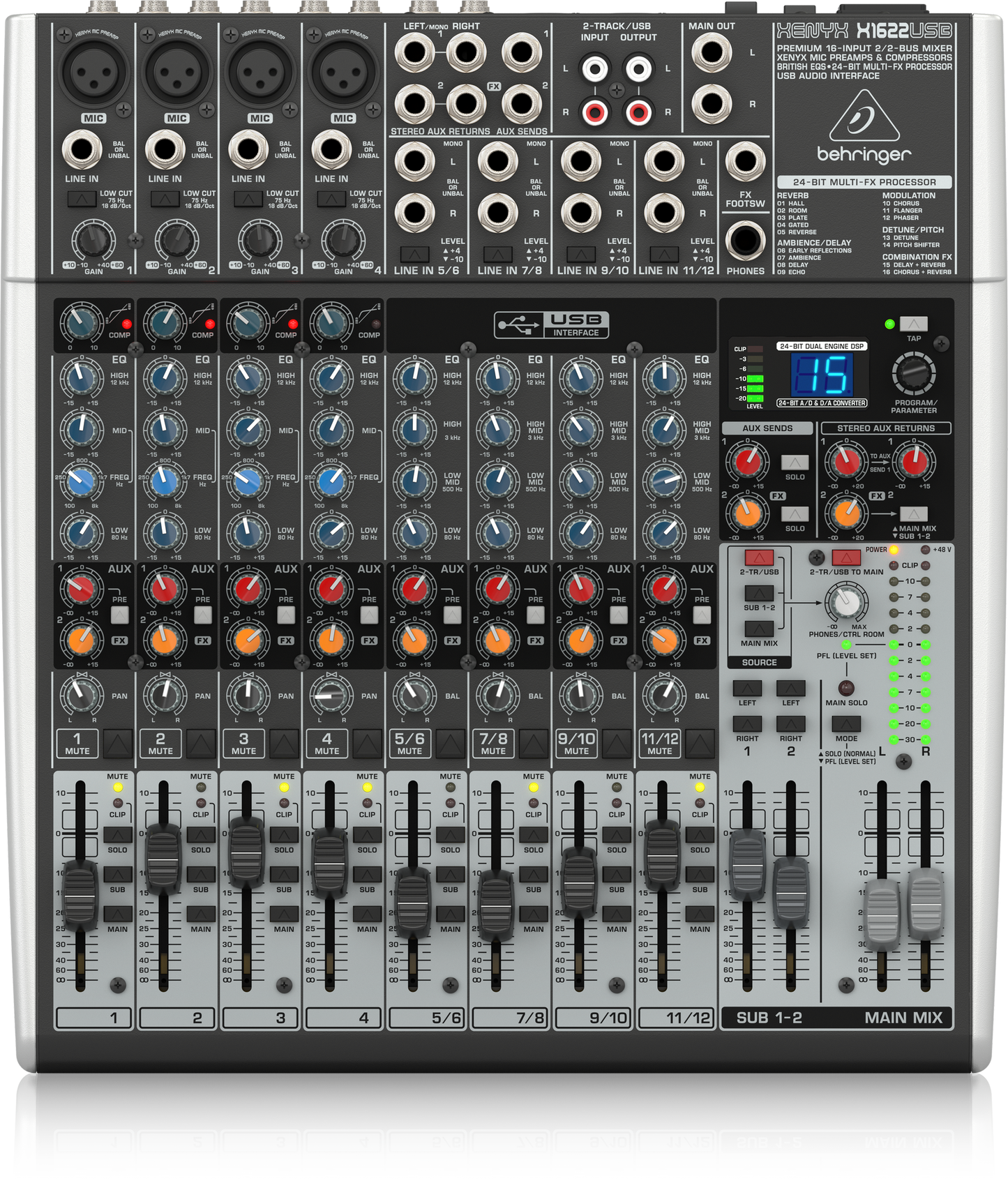 Behringer Xenyx X1622USB Mixer