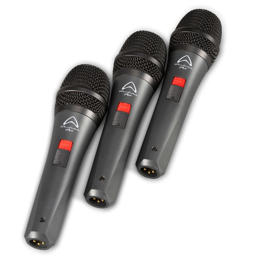 Wharfedale Pro DM5.0S Dynamic Microphone (3-Pack) | Wharfedale Pro Audio Gear