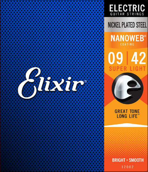Elixir Nanoweb Super Light 9-42 electric strings