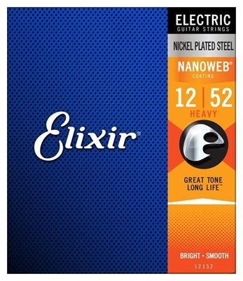 Elixir Nanoweb Heavy 12-52 electric strings