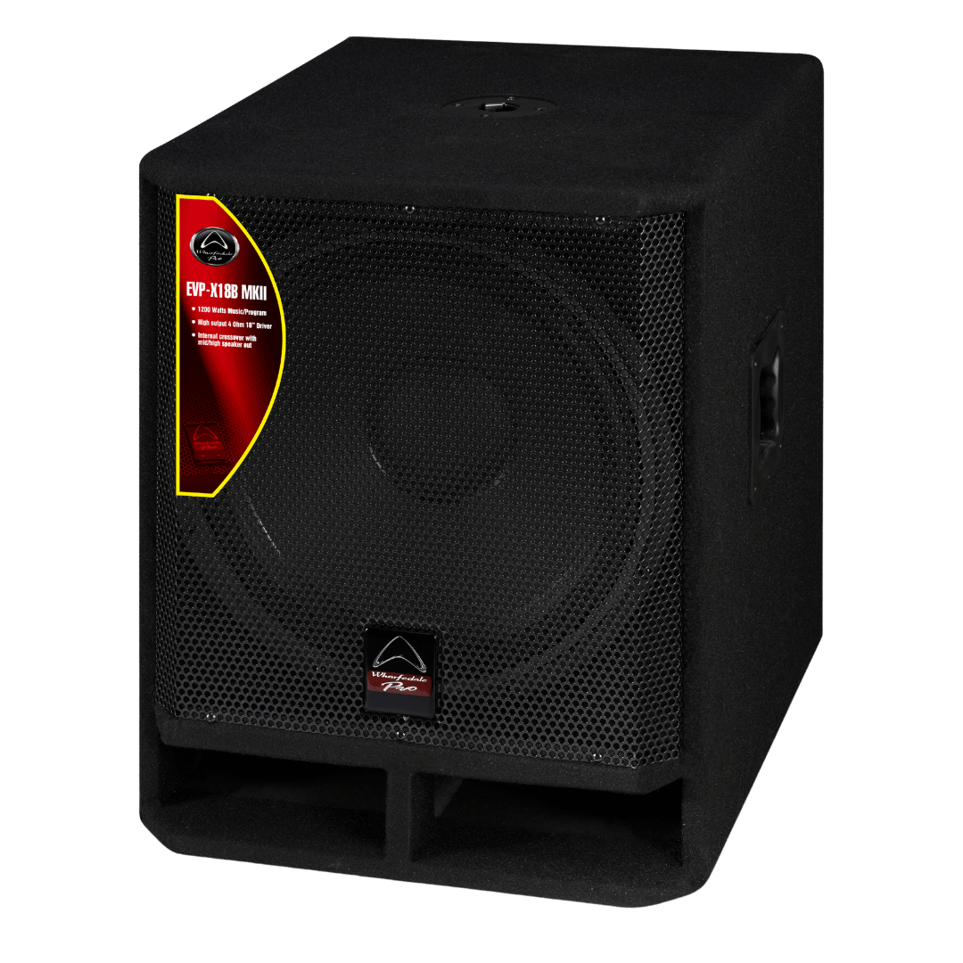 Wharfedale Pro EVP-X18B MKII Passive Subwoofer | Wharfedale PA Subwoofer for Deep Bass
