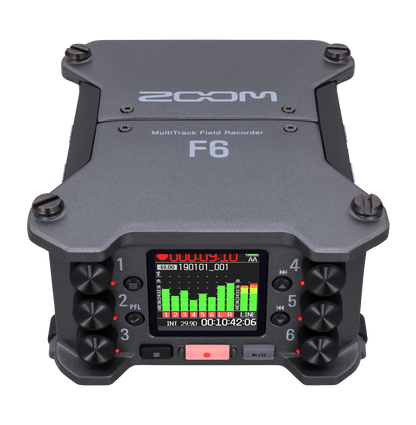 Zoom F6 6-Input 32-bit Float Multitrack Field Recorder