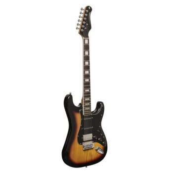 Stagg SES60 SNB - Vintage Series Electric Guitar w/ Solid Alder Body (Sunburst) | Stagg Guitar for Beginners, Students & Stage