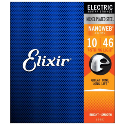 Elixir Nanoweb Light Electric Guitar Strings ( .010 – .046)