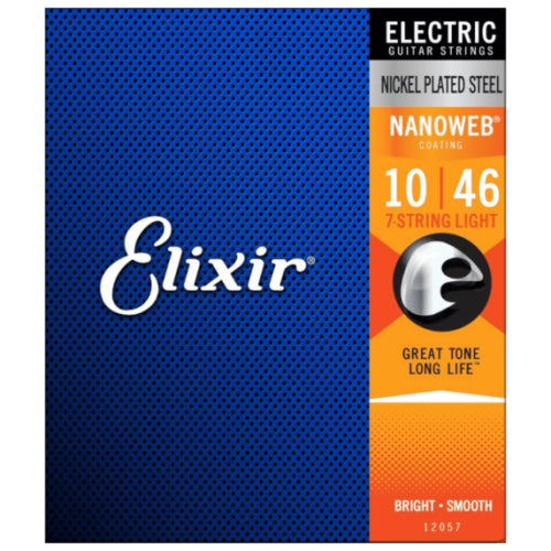 Elixir Nanoweb Light Electric Guitar Strings ( .010 – .046)
