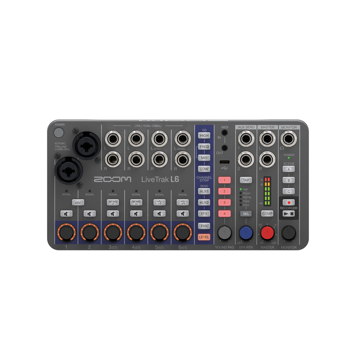 Zoom LiveTrak L6 Digital Mixer and Recorder