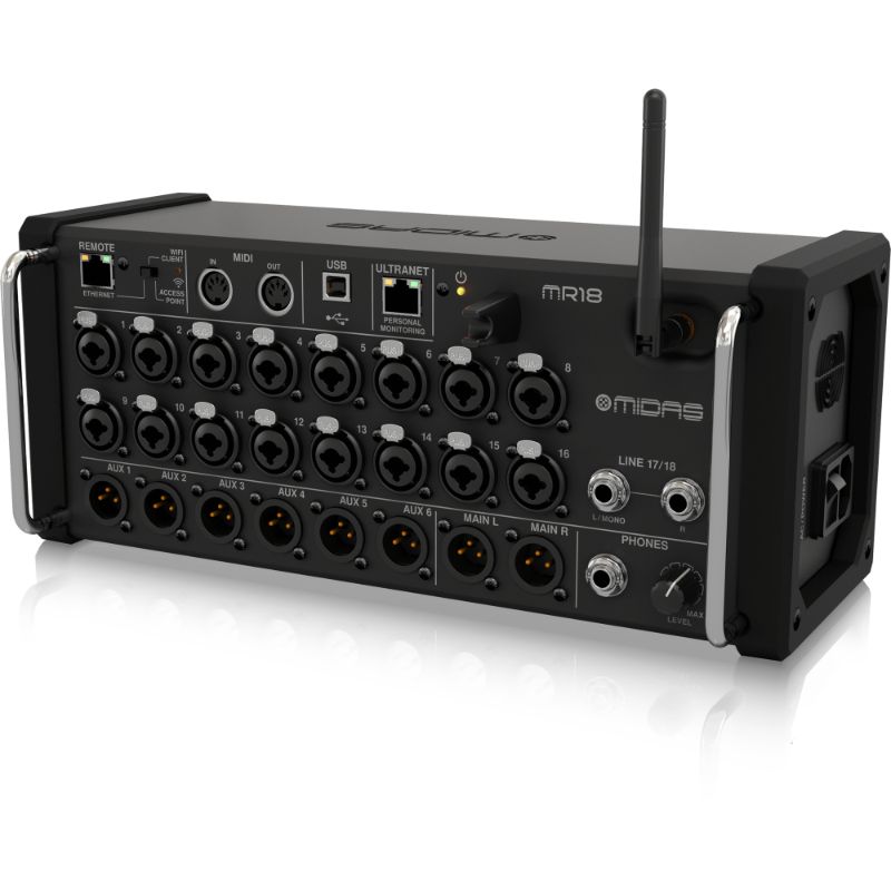 Midas MR-18 18-Input Digital Mixer