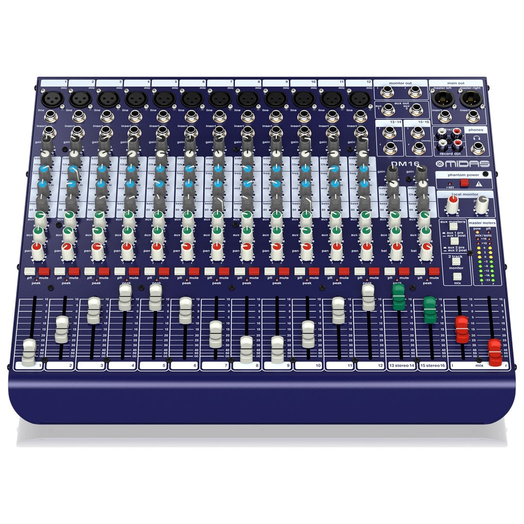 Midas DM-16 16 Input Analogue Mixer