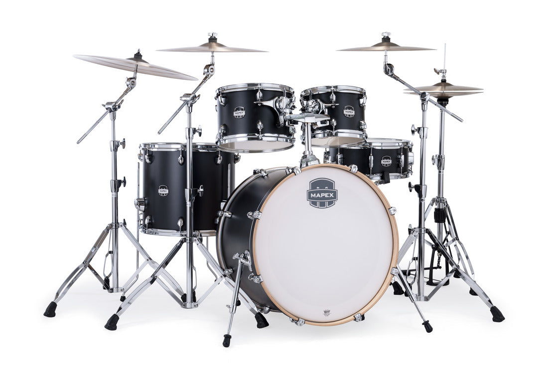Mapex Mars Maple 5-Piece Shell Pack - Matte Black