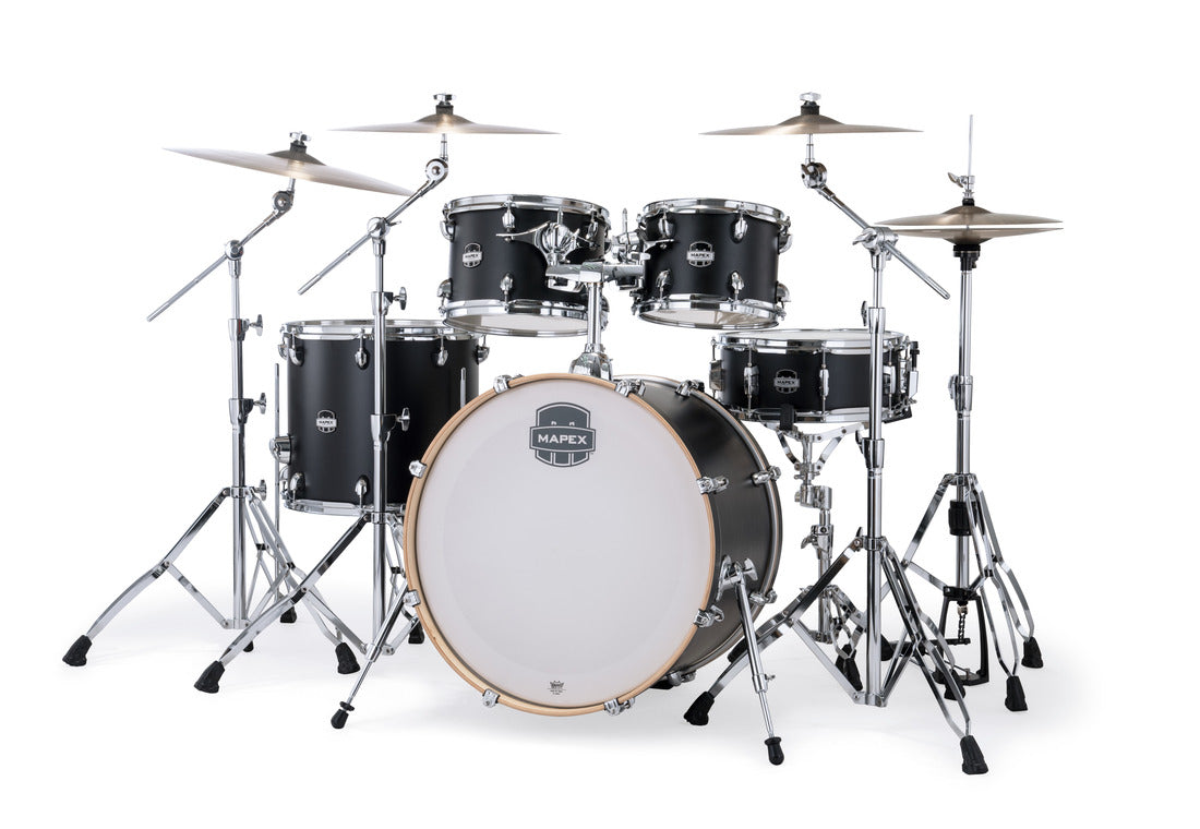 Mapex Mars Maple 5-Piece Shell Pack - Matte Black