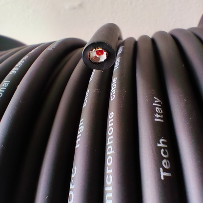 PowerWorks PW-MCR100BK 100m Roll Microphone Cable