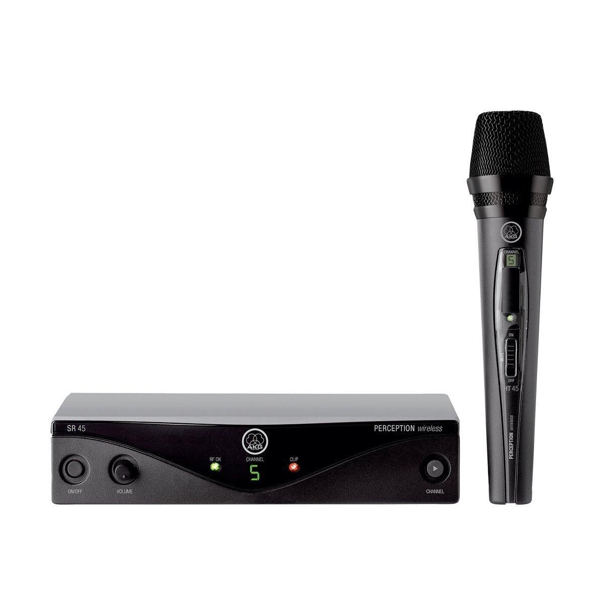 AKG PW45 V - Perception Wireless Vocal Handheld Microphone System | Professional Studio & Live Microphone