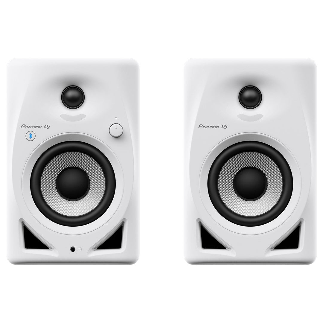 Pioneer DJ DM-40D-BT-W 4” White Desktop Monitors-Bluetooth(Pair)