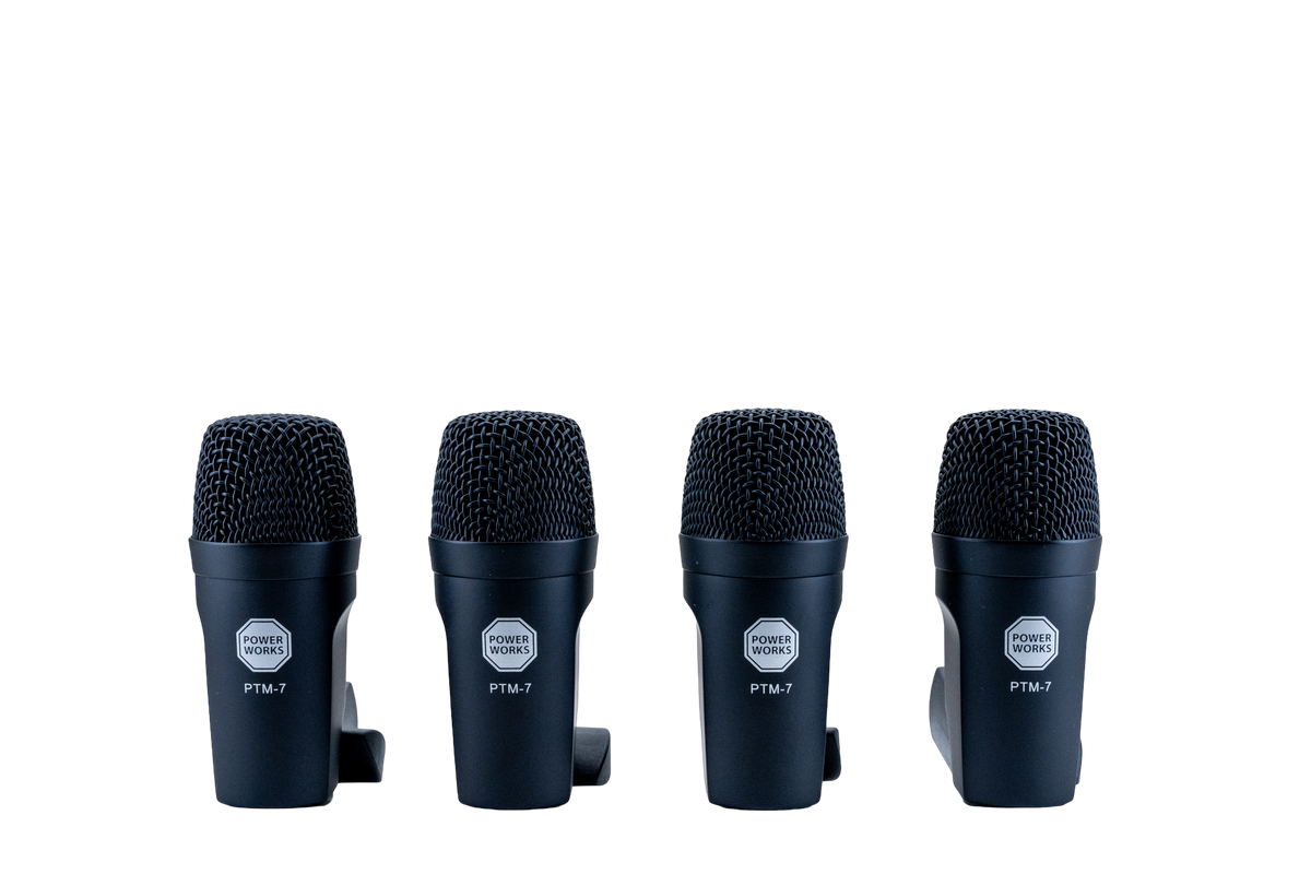 PowerWorks PDMK-7 7 Piece Drum Microphone Kit
