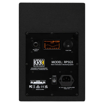 KRK RP5G5 5″ Rokit Generation Five Powered Studio Monitor - Pair