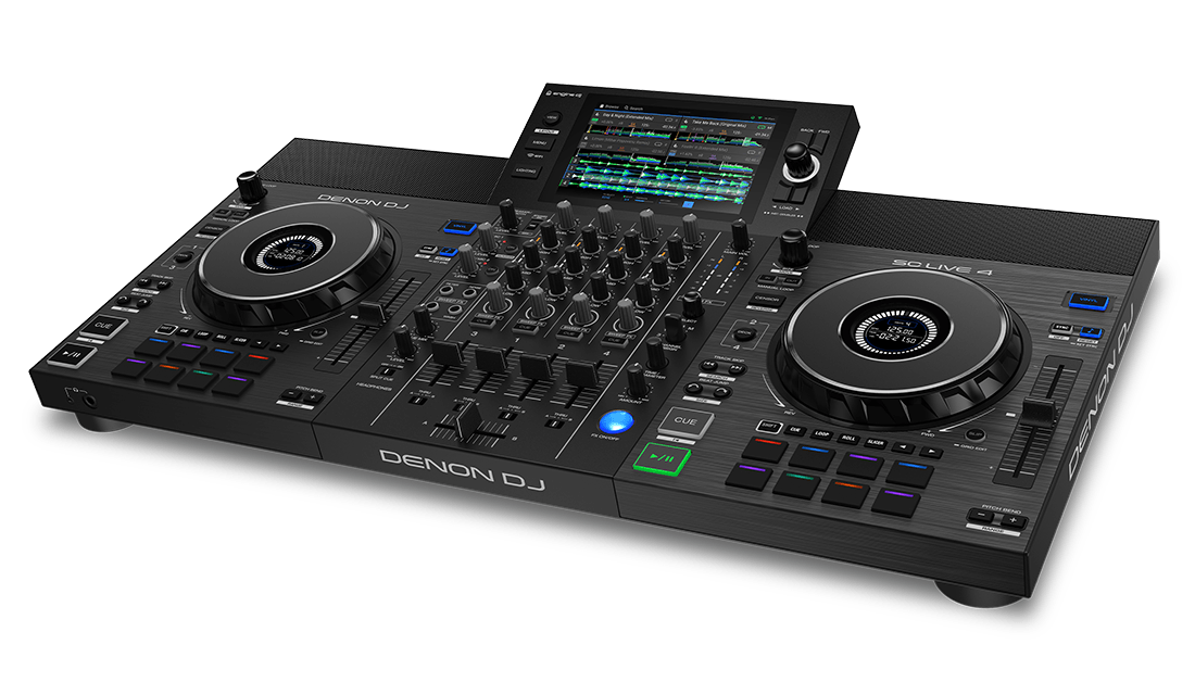 Denon DJ SC Live 4 Standalone DJ Controller with Speakers