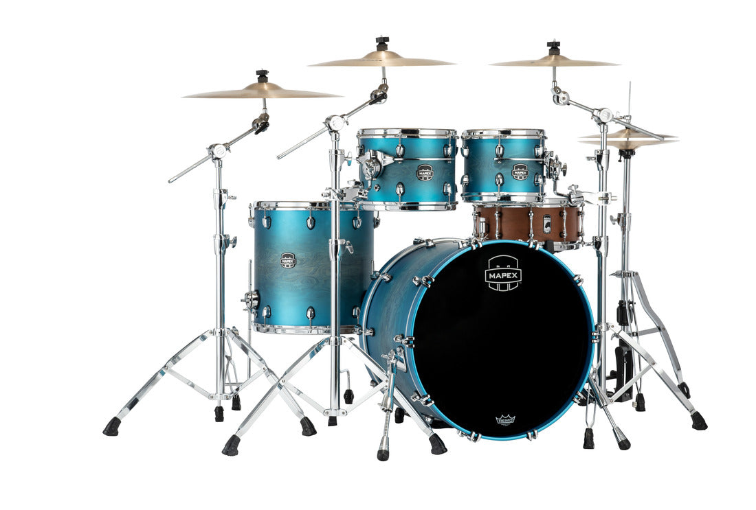 Mapex Saturn Evolution 4-Piece Shell Pack - Exotic Azure Burst