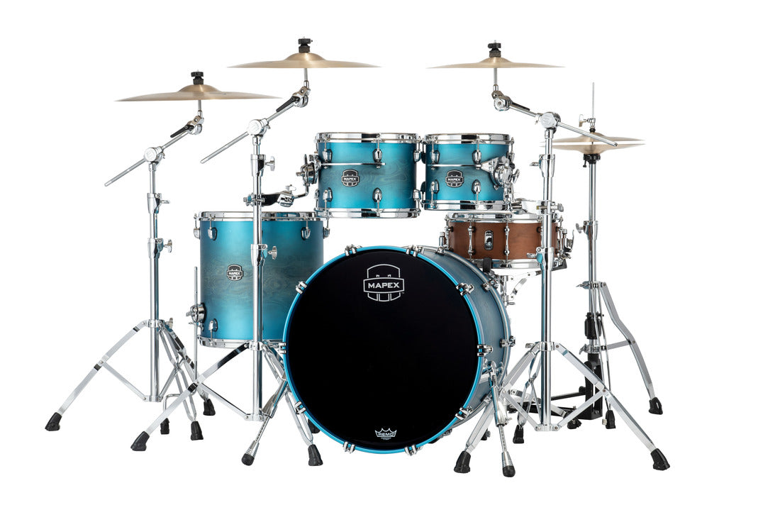 Mapex Saturn Evolution 4-Piece Shell Pack - Exotic Azure Burst