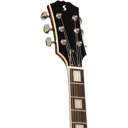 Stagg SELSTD VSB - 6 String Electric Guitar w/ Solid Mahogany Body (Violin Sunburst) | Stagg Guitar for Beginners, Students & Stage