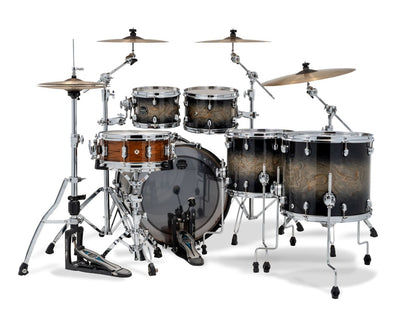 Mapex Saturn 5-Piece Shell Pack - Black Ink Burst