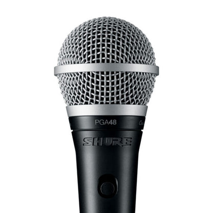 Shure PGA48-XLR-E Handheld Microphone With 15ft XLR CABLE