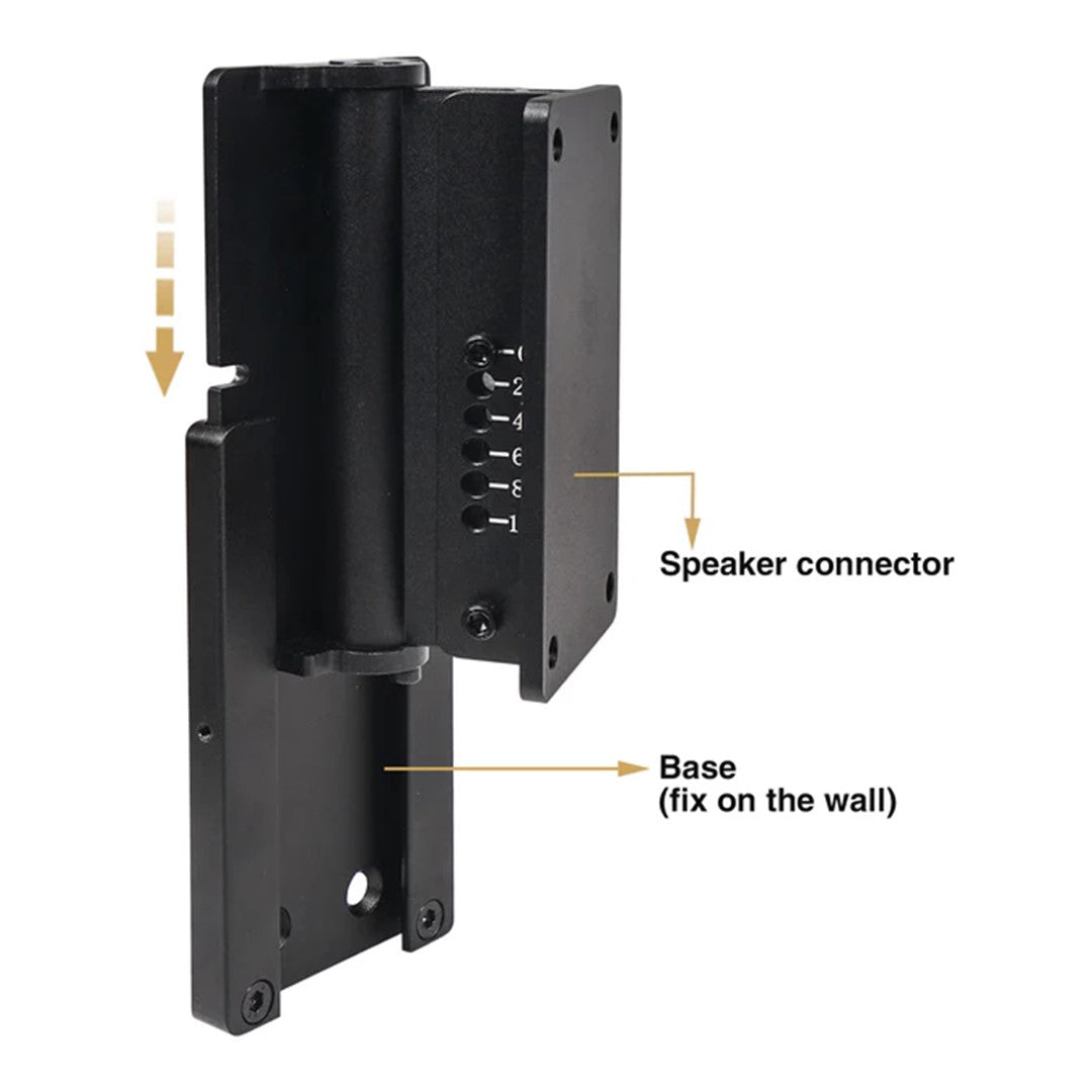 Sound Town CWB-1A Universal Wall Mount Speaker Bracket (Pair)