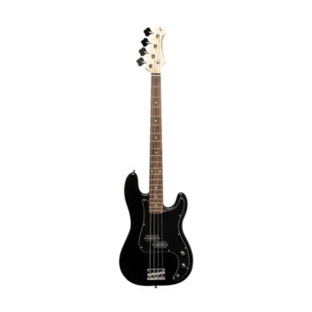 Stagg SBP30 BK - Standard “P” Electric Bass Guitar (Black) | Stagg Guitar for Beginners, Students & Stage