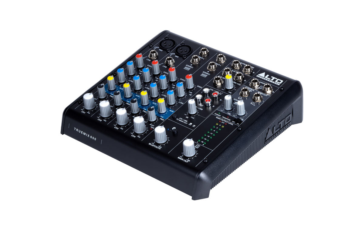 Alto Professional TrueMix 600 6-Channel Mixer with Bluetooth and USB