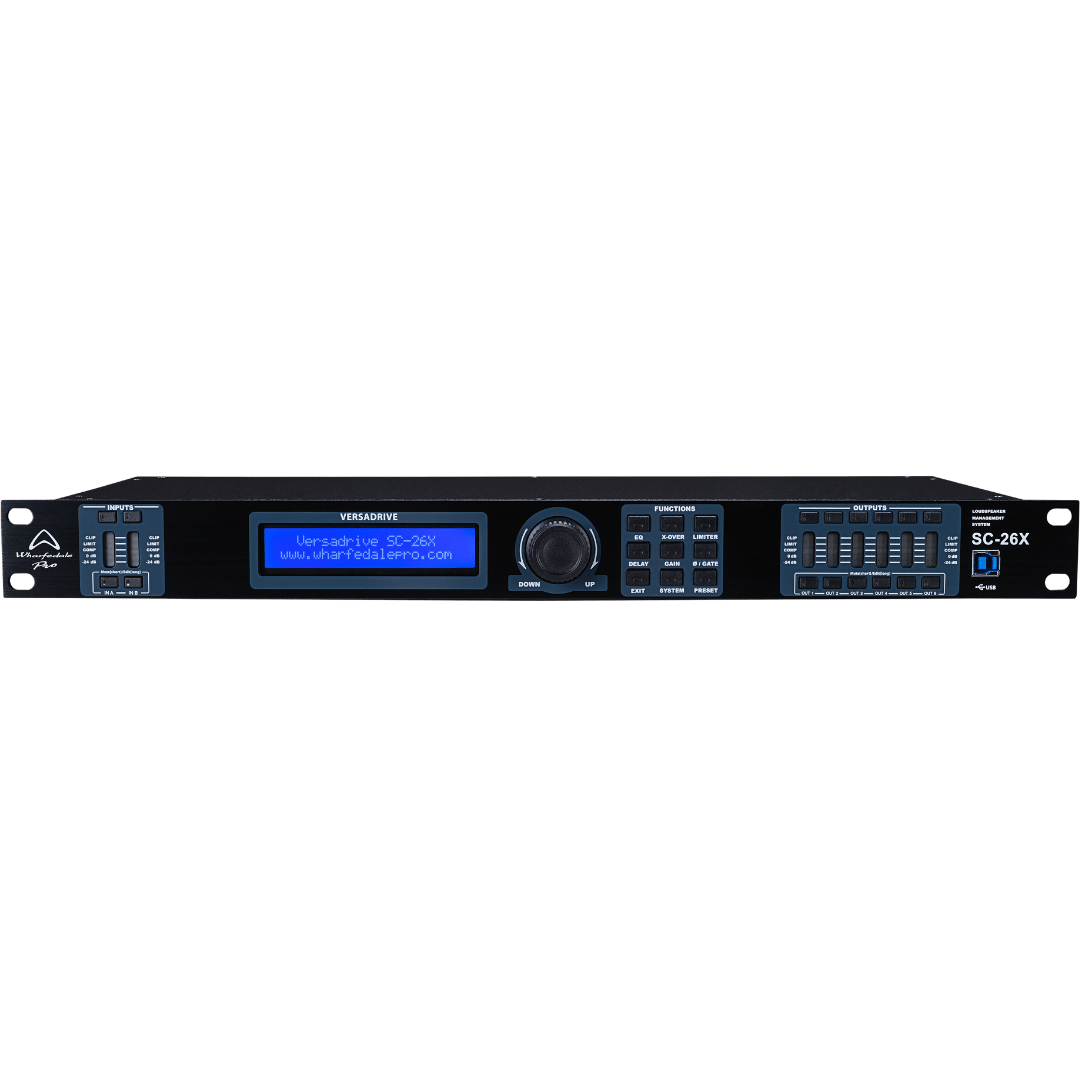 Wharfedale Pro VERSADRIVE SC-26X Signal Processor | Wharfedale DSP / Loudspeaker Processor
