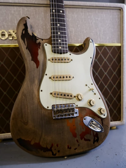 2010 Fender Custom Shop Rory Gallagher Stratocaster — 3-Tone Sunburst Relic
