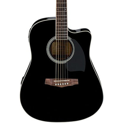 Ibanez PF15ECE PF Performance Series Acoustic/Electric Guitar – Black