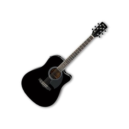 Ibanez PF15ECE PF Performance Series Acoustic/Electric Guitar – Black