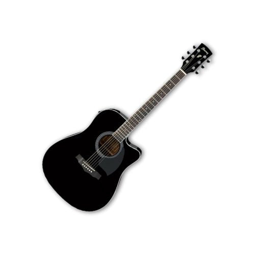 Ibanez PF15ECE PF Performance Series Acoustic/Electric Guitar – Black