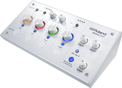 Roland BRIDGE CAST Dual-Bus Streaming Mixer - White