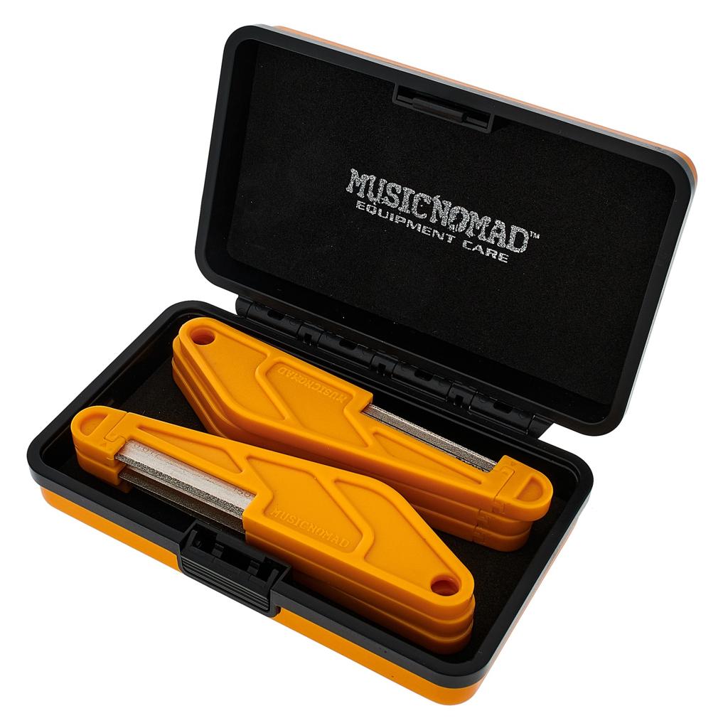 Music Nomad Light String Nut File Set + Case