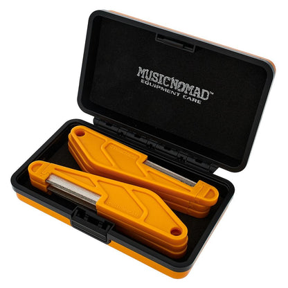 Music Nomad Light String Nut File Set + Case