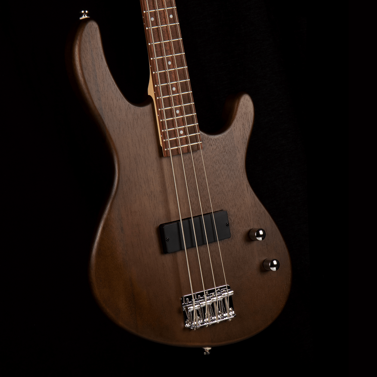 Cort Action Junior Short-Scale Bass - Open Pore Walnut