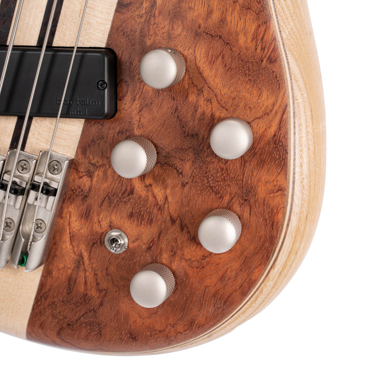 Cort A5 Beyond 5-String Bass - Open Pore Bubinga Natural with Case