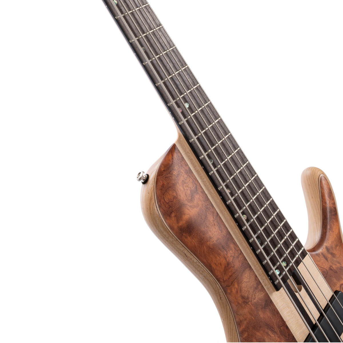 Cort A5 Beyond 5-String Bass - Open Pore Bubinga Natural with Case